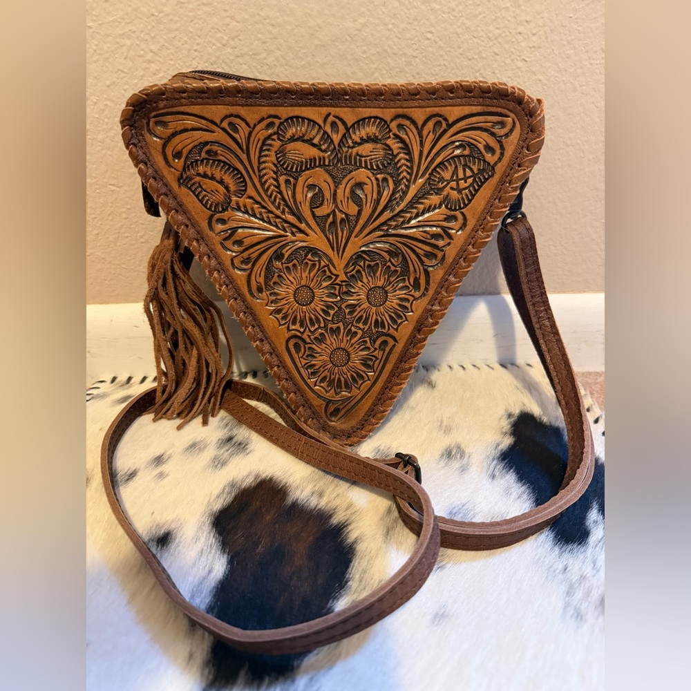 American Darling Tooled leather Crossbody bag